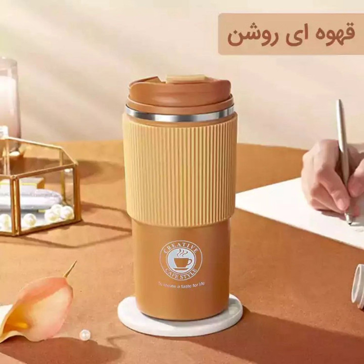وارداتی تراول ماگ دور سیلیکونی ۵۰۰ میل ویژگی های محصول: