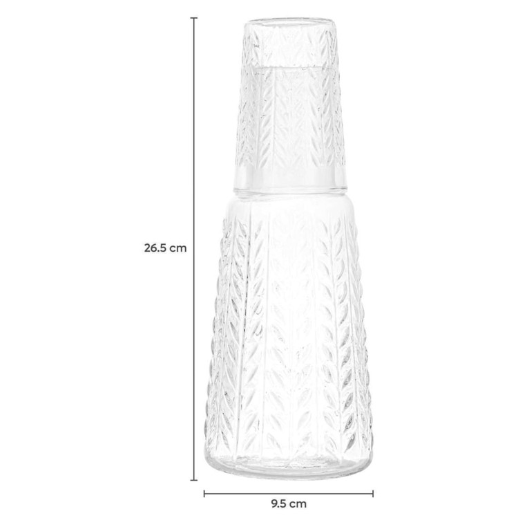 پارچ شب طرح گندم ابعاد: قطر 9.5 و ارتفاع 26.5