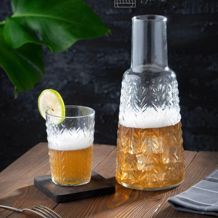 پارچ شب طرح گندم ابعاد: قطر 9.5 و ارتفاع 26.5