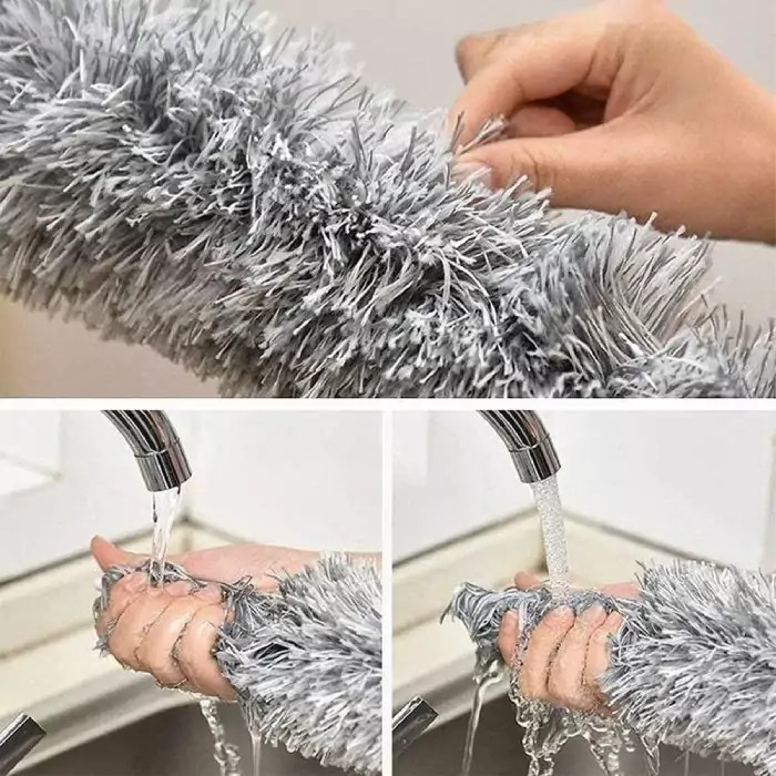 گردگیر دسته تلسکوپی دسته بلند تاشو